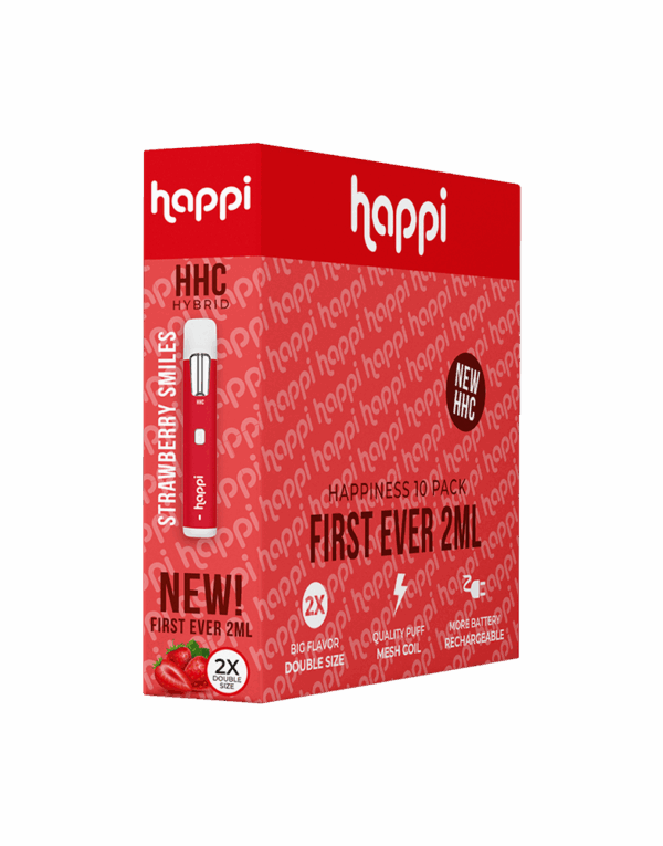 Happi Vape Strawberry Smiles 2ML 10pcs
